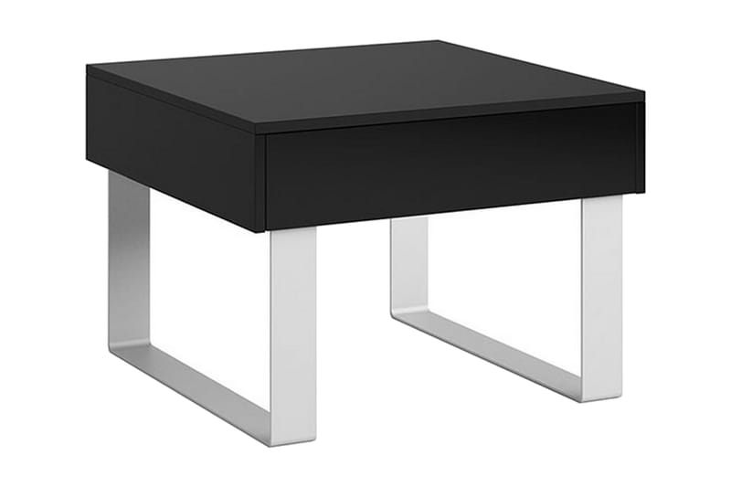 TRACEY Soffbord Litet 64 cm med Förvaring Låda Svart - Svart - Soffbord - Bord