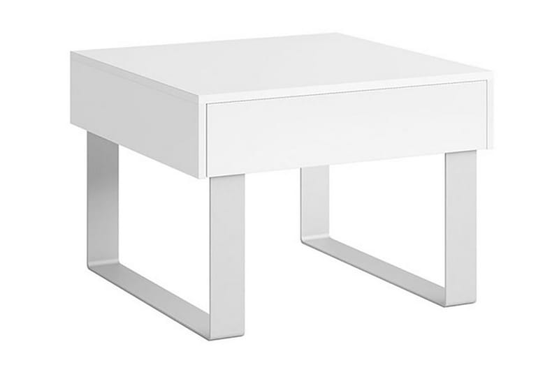TRACEY Soffbord Litet 64 cm med Förvaring Låda Vit - Vit - Soffbord - Bord