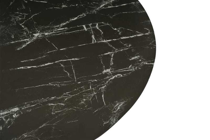 TYSHANA Soffbord 100 cm Runt Keramik/Glas/Svart - Möbler - Vardagsrum - Soffbord & vardagsrumsbord - Soffbord