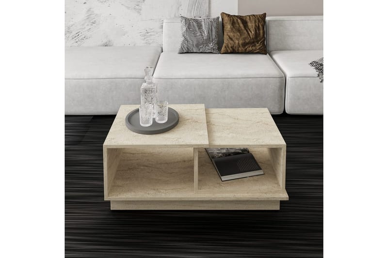 Soffbord Vaelen Travertin - Travertin - Möbler - Vardagsrum - Soffbord & vardagsrumsbord - Soffbord