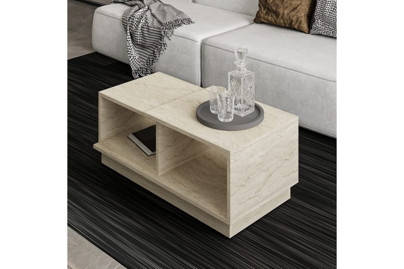 Soffbord Vaelen Travertin - Travertin - Möbler - Vardagsrum - Soffbord & vardagsrumsbord - Soffbord