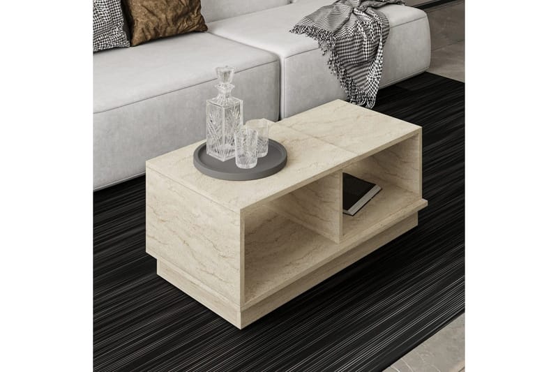 Soffbord Vaelen Travertin - Travertin - Möbler - Vardagsrum - Soffbord & vardagsrumsbord - Soffbord