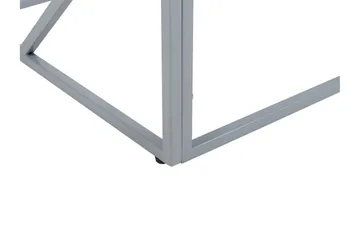 Vanausdall Soffbord 100 cm - Silver/Glas - Möbler - Vardagsrum - Soffbord & vardagsrumsbord - Soffbord