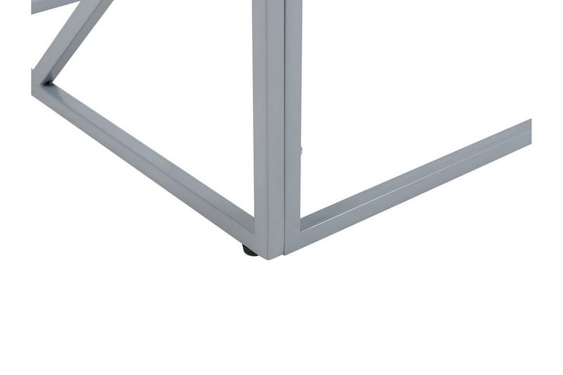 Vanausdall Soffbord 100 cm - Silver/Glas - Möbler - Vardagsrum - Soffbord & vardagsrumsbord - Soffbord