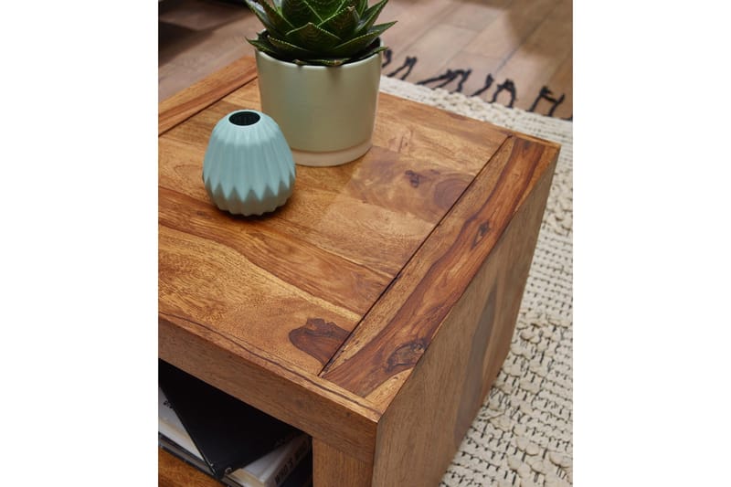 Vandemark Soffbord 50 cm med Förvaring Hylla - Massivt Trä - Möbler - Vardagsrum - Soffbord & vardagsrumsbord - Soffbord