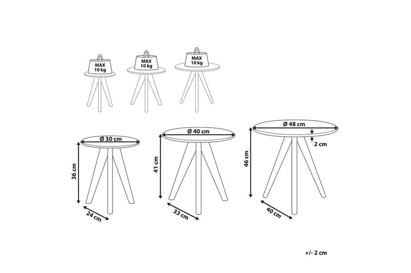 Soffbord Vegas - Möbler - Vardagsrum - Soffbord & vardagsrumsbord - Satsbord