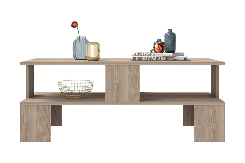 Velenje Soffbord 120 cm - Natur/Mörkbrun - Möbler - Vardagsrum - Soffbord & vardagsrumsbord - Soffbord