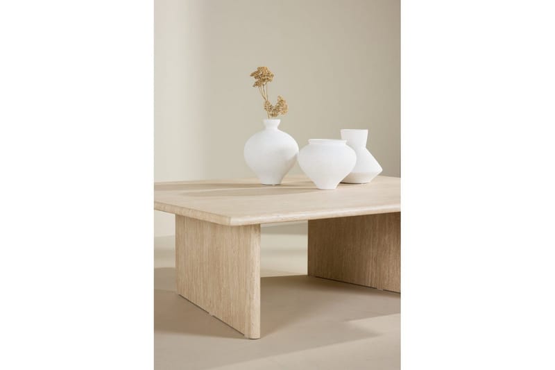 Soffbord VIND Skagen 100x120 cm - Beige - Möbler - Vardagsrum - Soffbord & vardagsrumsbord - Soffbord