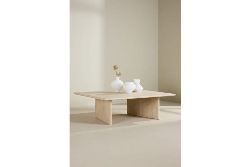Soffbord VIND Skagen 100x120 cm - Beige - Möbler - Vardagsrum - Soffbord & vardagsrumsbord - Soffbord