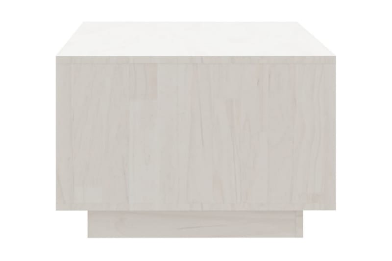 Soffbord vit 110x50x33,5 cm massiv furu - Vit - Möbler - Vardagsrum - Soffbord & vardagsrumsbord - Soffbord