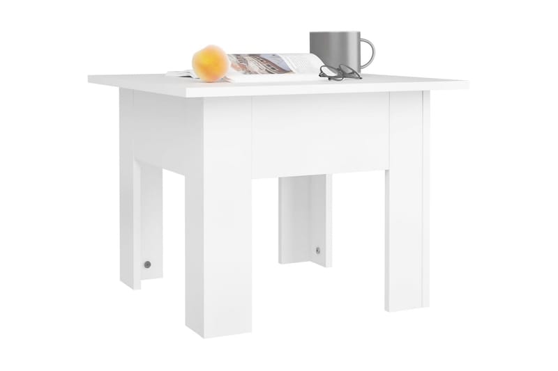 Soffbord vit 55x55x42 cm spånskiva - Vit - Möbler - Vardagsrum - Soffbord & vardagsrumsbord - Soffbord