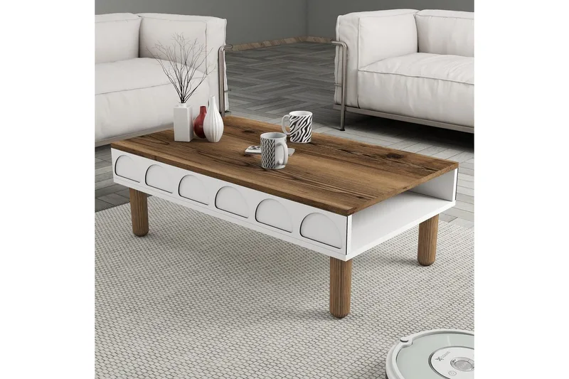 Soffbord Vit - Vit - Möbler - Vardagsrum - Soffbord & vardagsrumsbord - Soffbord