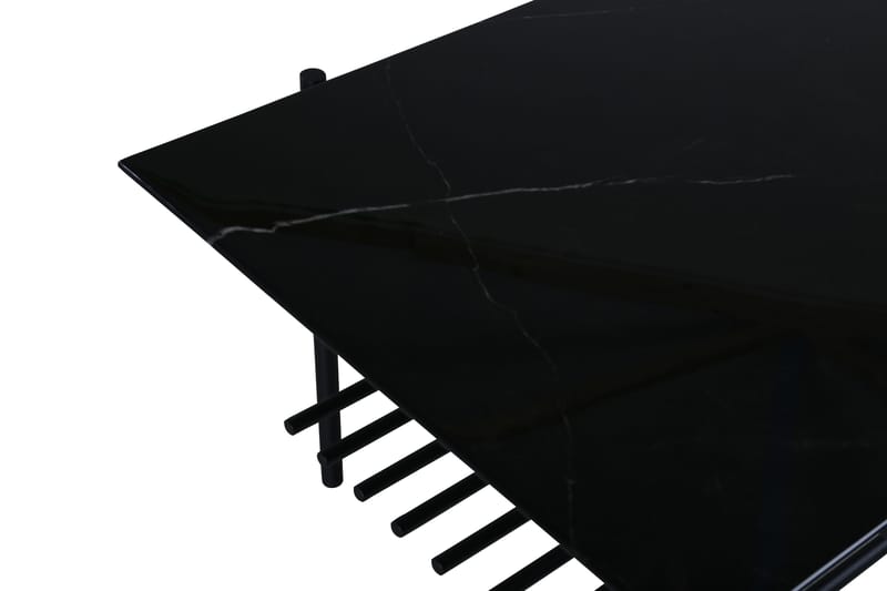 Von Staf Soffbord 120 cm - Marmor/Svart - Möbler - Vardagsrum - Soffbord & vardagsrumsbord - Soffbord