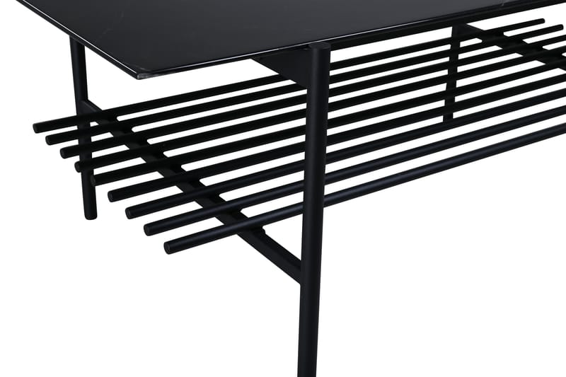 Von Staf Soffbord 120 cm - Marmor/Svart - Möbler - Vardagsrum - Soffbord & vardagsrumsbord - Soffbord