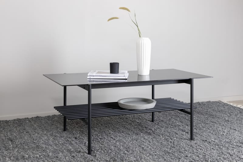 Von Staf Soffbord 120 cm - Marmor/Svart - Möbler - Vardagsrum - Soffbord & vardagsrumsbord - Soffbord