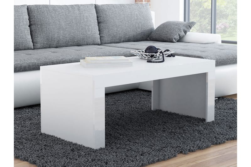 WALES Soffbord 120 cm Vit - Vit - Möbler - Vardagsrum - Soffbord & vardagsrumsbord - Soffbord