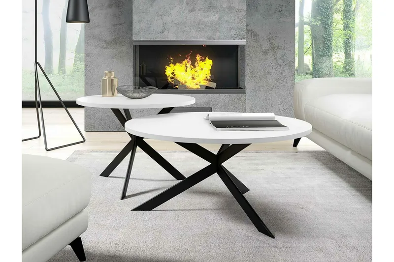 Wardner Soffbord - Vit - Möbler - Vardagsrum - Soffbord & vardagsrumsbord - Satsbord