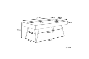 Welton Soffbord 100 cm - Valnötsbrun - Möbler - Vardagsrum - Soffbord & vardagsrumsbord - Soffbord