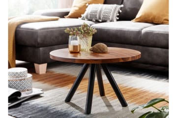 Wilhem 60 cm Runt Soffbord i Ek - Brun - Möbler - Vardagsrum - Soffbord & vardagsrumsbord - Soffbord