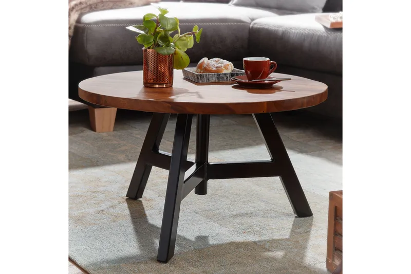 Wilhem Soffbord 60 cm Rund - Natur - Möbler - Vardagsrum - Soffbord & vardagsrumsbord - Soffbord