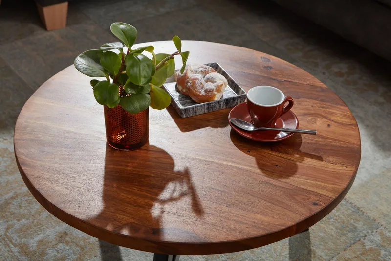 Wilhem Soffbord 60 cm Rund - Natur - Möbler - Vardagsrum - Soffbord & vardagsrumsbord - Soffbord