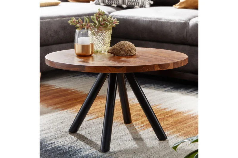 Wilhem Soffbord 60 cm Rund - Natur - Möbler - Vardagsrum - Soffbord & vardagsrumsbord - Soffbord