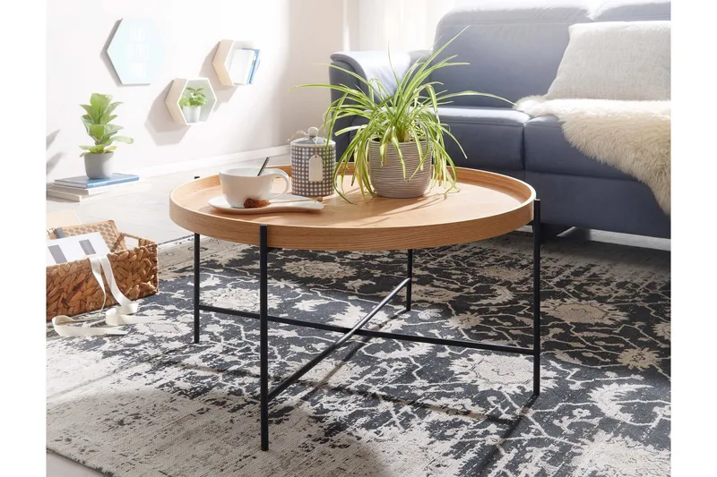 Wilhem Soffbord 78 cm Rund - Natur - Möbler - Vardagsrum - Soffbord & vardagsrumsbord - Soffbord