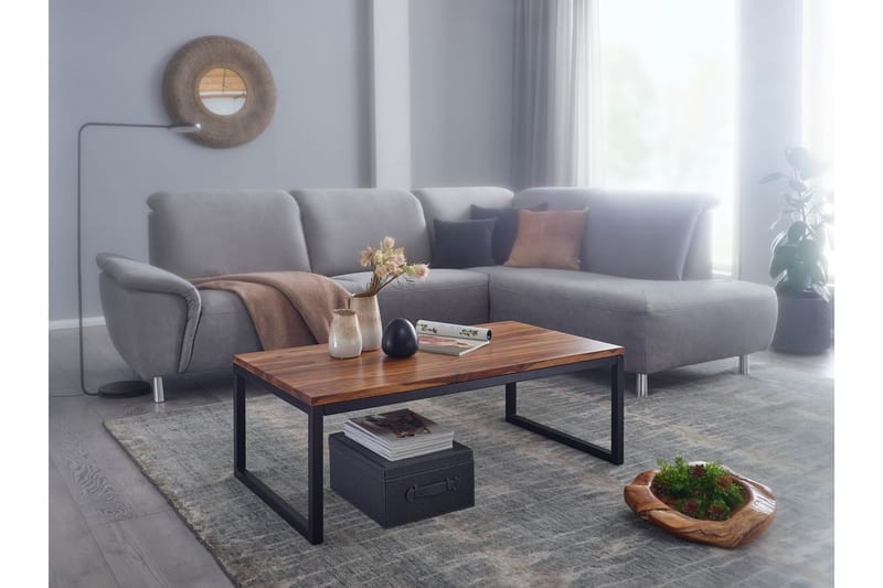 Willowdale Soffbord 110 cm - Teak/Svart - Möbler - Vardagsrum - Soffbord & vardagsrumsbord - Soffbord