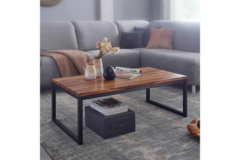 Willowdale Soffbord 110 cm - Teak/Svart - Möbler - Vardagsrum - Soffbord & vardagsrumsbord - Soffbord