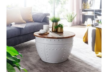 Willowdale Soffbord 60 cm Runt - Brun/Vit - Möbler - Vardagsrum - Soffbord & vardagsrumsbord - Soffbord