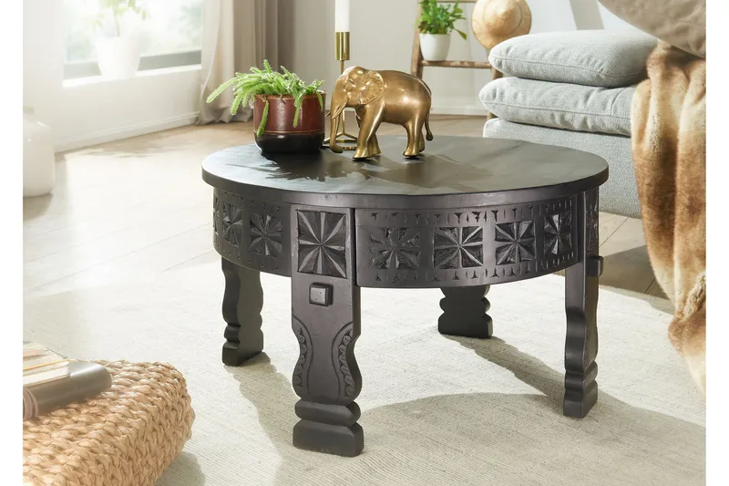 Willowdale Soffbord 60 cm Runt - Svart - Möbler - Vardagsrum - Soffbord & vardagsrumsbord - Soffbord