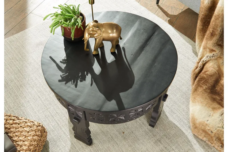 Willowdale Soffbord 60 cm Runt - Svart - Möbler - Vardagsrum - Soffbord & vardagsrumsbord - Soffbord