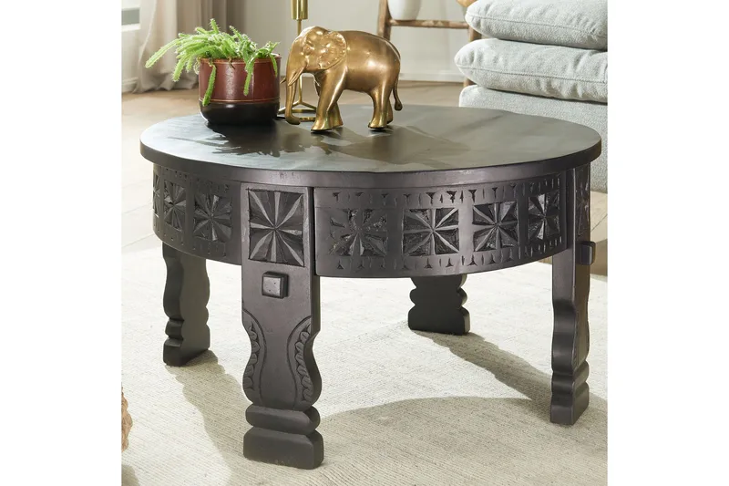 Willowdale Soffbord 60 cm Runt - Svart - Möbler - Vardagsrum - Soffbord & vardagsrumsbord - Soffbord