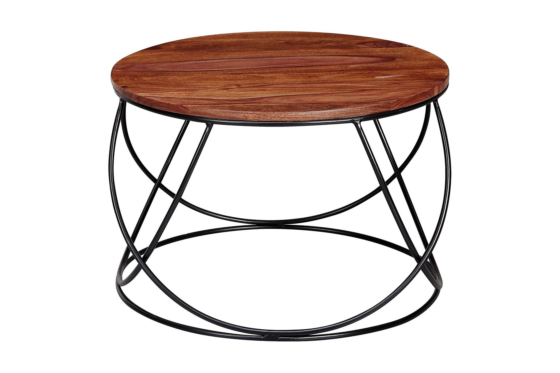 willowdale soffbord 60 cm runt - trä/valnötsbrun/svart