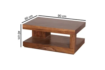Willowdale Soffbord 60 cm - Valnötsbrun - Möbler - Vardagsrum - Soffbord & vardagsrumsbord - Soffbord