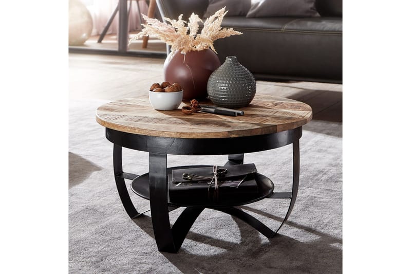 Willowdale Soffbord 60x34 cm med Förvaring Runt - Brun/Svart - Möbler - Vardagsrum - Soffbord & vardagsrumsbord - Soffbord