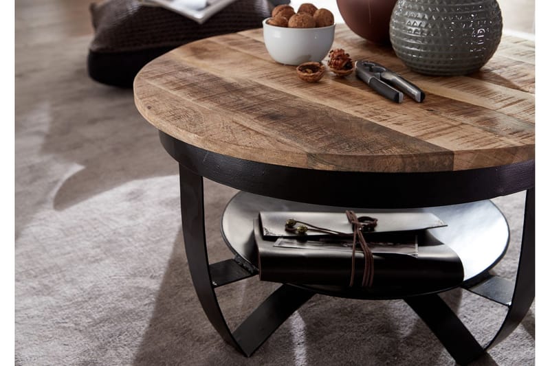 Willowdale Soffbord 60x34 cm med Förvaring Runt - Brun/Svart - Möbler - Vardagsrum - Soffbord & vardagsrumsbord - Soffbord