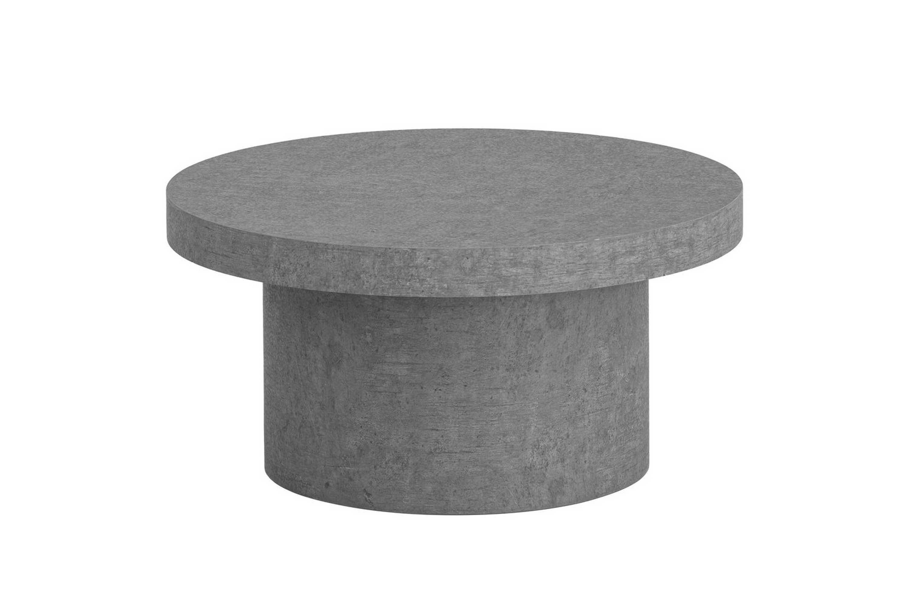 soffbord wohnling 60 cm vardagsrumsbord soffbord runt litet soffbord modern grå - grå