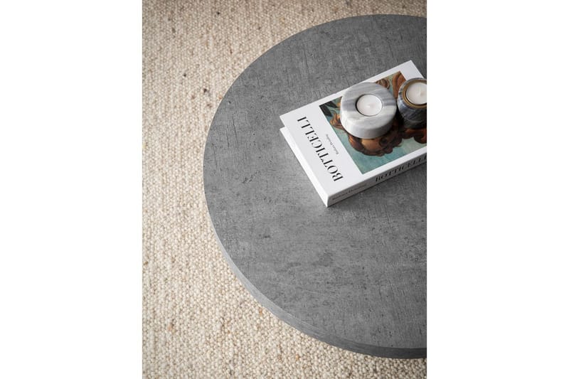 Soffbord Wohnling 60 cm vardagsrumsbord soffbord runt litet soffbord modern Grå - Grå - Möbler - Vardagsrum - Soffbord & vardagsrumsbord - Soffbord