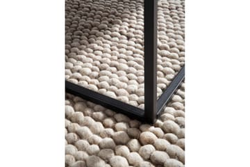 Soffbord Wohnling fyrkant 60 cm stenoptikstil, klassisk metallram, modern look Grå - Grå - Möbler - Vardagsrum - Soffbord & vardagsrumsbord - Soffbord