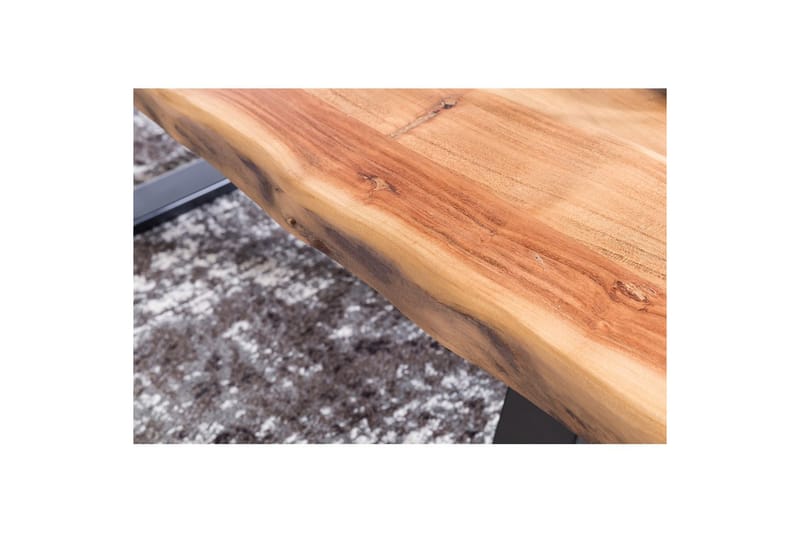 Soffbord Wohnling Gaya massiv akacia trädkantlook lantlig stil - Möbler - Vardagsrum - Soffbord & vardagsrumsbord - Soffbord