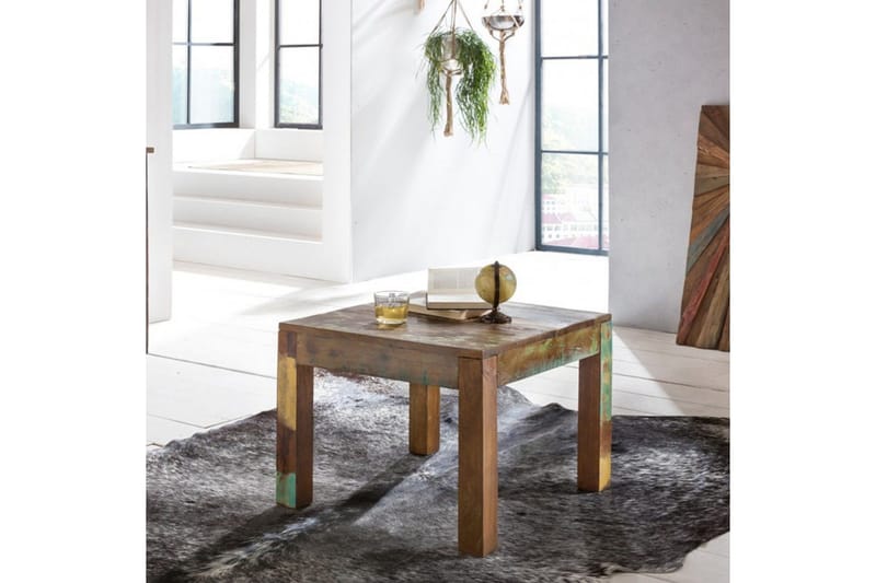 Soffbord Wohnling Kolkutta Återvunnet Massivt Trä Handgjord Lantlig Stil - Möbler - Vardagsrum - Soffbord & vardagsrumsbord - Soffbord