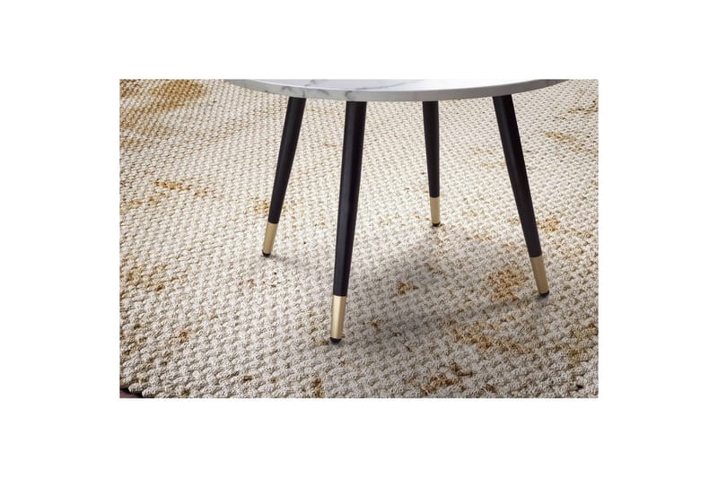 Soffbord Wohnling marmorlook 60 cm rund, modern stil Marmor Vit - Marmor Vit - Möbler - Vardagsrum - Soffbord & vardagsrumsbord - Soffbord