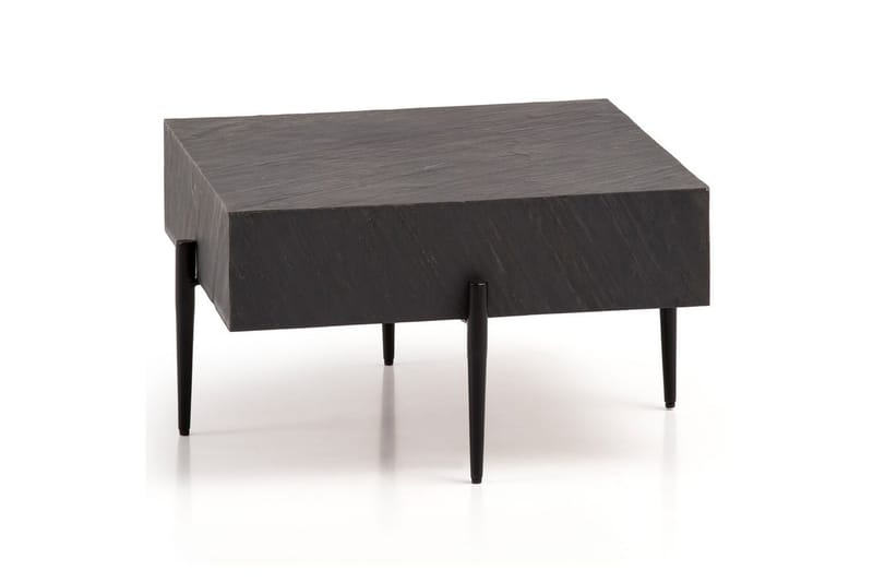 Soffbord Wohnling Massivt fyrkantigt trä i modern stenlook, modern - Möbler - Vardagsrum - Soffbord & vardagsrumsbord - Soffbord