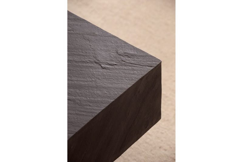 Soffbord Wohnling Massivt fyrkantigt trä i modern stenlook, modern - Möbler - Vardagsrum - Soffbord & vardagsrumsbord - Soffbord