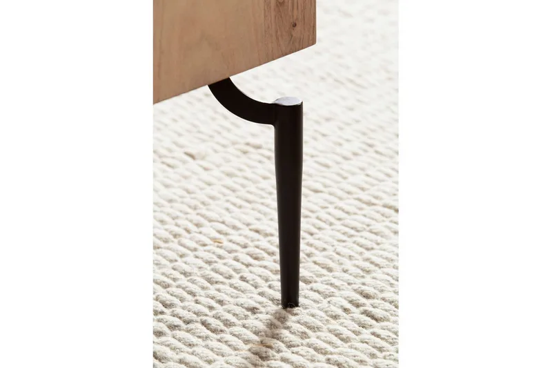 Soffbord Wohnling massivt trä 60 cm kub, fyrkantig, modern stil ljusbrun - ljusbrun - Möbler - Vardagsrum - Soffbord & vardagsrumsbord - Soffbord