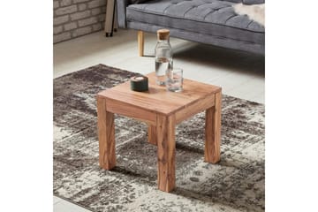 Soffbord Wohnling Massivt trä Lantstil Klassisk Handgjord 45x45 cm, Akacia - 45x45 cm, Akacia - Möbler - Vardagsrum - Soffbord & vardagsrumsbord - Soffbord