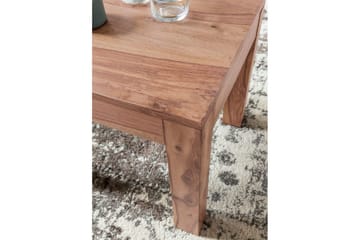 Soffbord Wohnling Massivt trä Lantstil Klassisk Handgjord 45x45 cm, Akacia - 45x45 cm, Akacia - Möbler - Vardagsrum - Soffbord & vardagsrumsbord - Soffbord