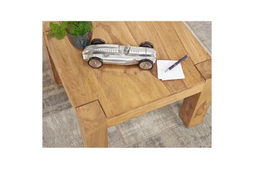 Soffbord Wohnling Massivt trä Lantstil Klassisk Handgjord 60x60 cm, Akacia - 60x60 cm, Akacia - Möbler - Vardagsrum - Soffbord & vardagsrumsbord - Soffbord