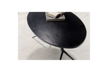Soffbord Wohnling Massivt trä oval 90 cm modern - Möbler - Vardagsrum - Soffbord & vardagsrumsbord - Soffbord